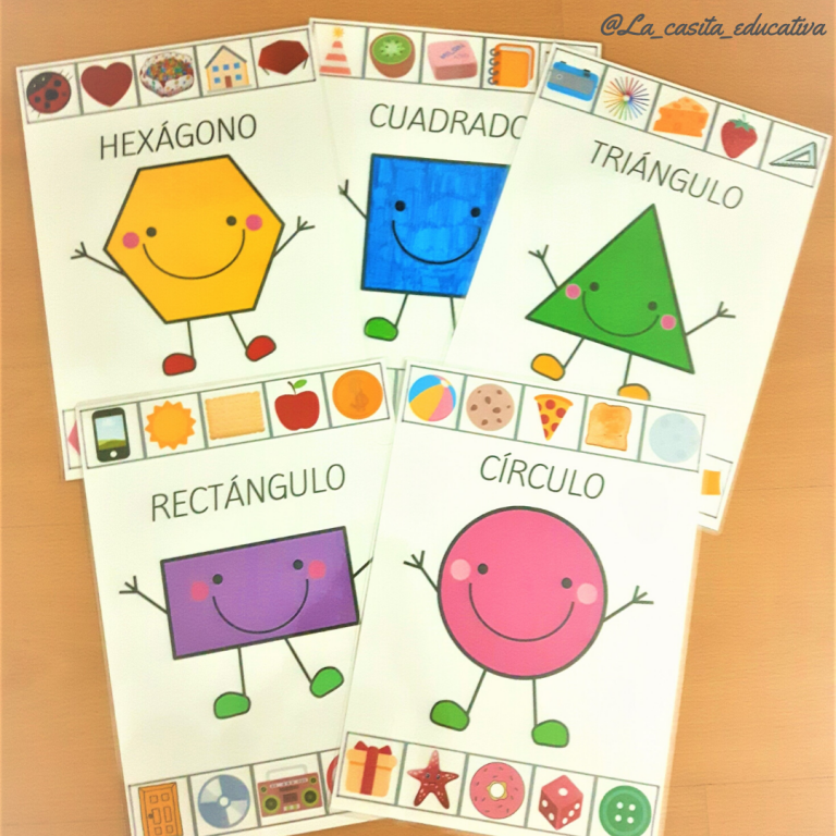 Material didáctico formas geométricas - Recurso gratis La Casita Educativa