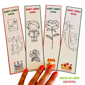 Marcapáginas Sant Jordi