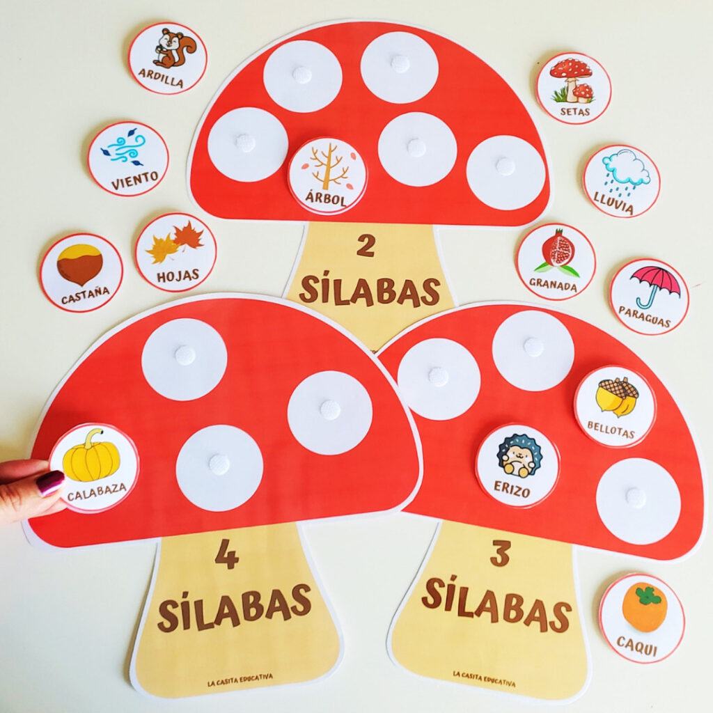 setas silábicas