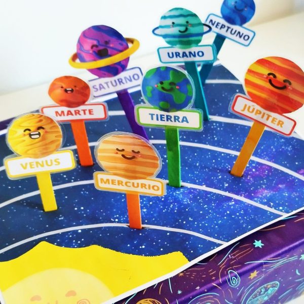 Actividad con los planetas del sistema solar