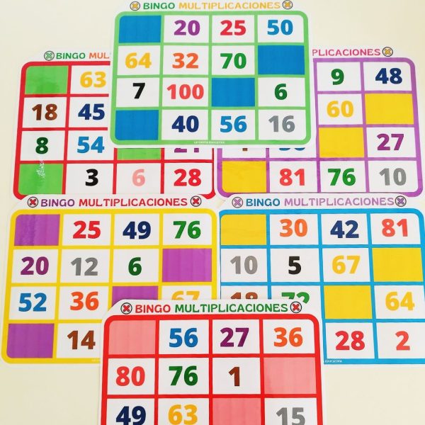 bingo multiplicaciones