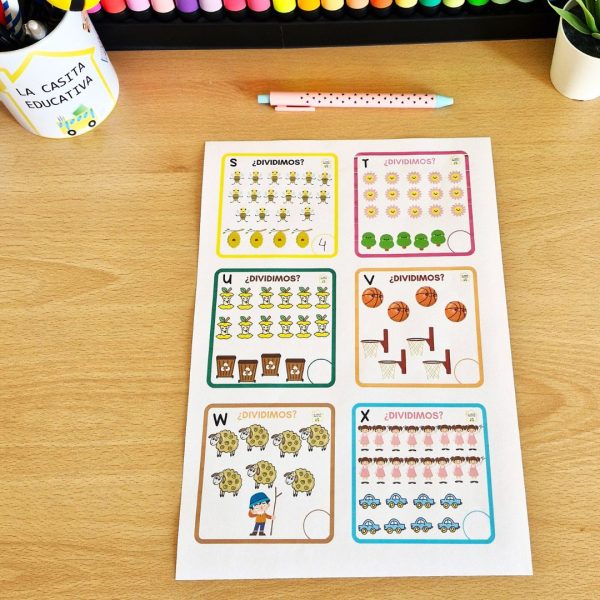 Tarjetas con divisiones - Imagen 5