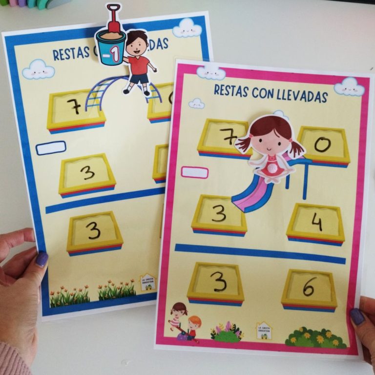 Restas con llevadas - La Casita Educativa