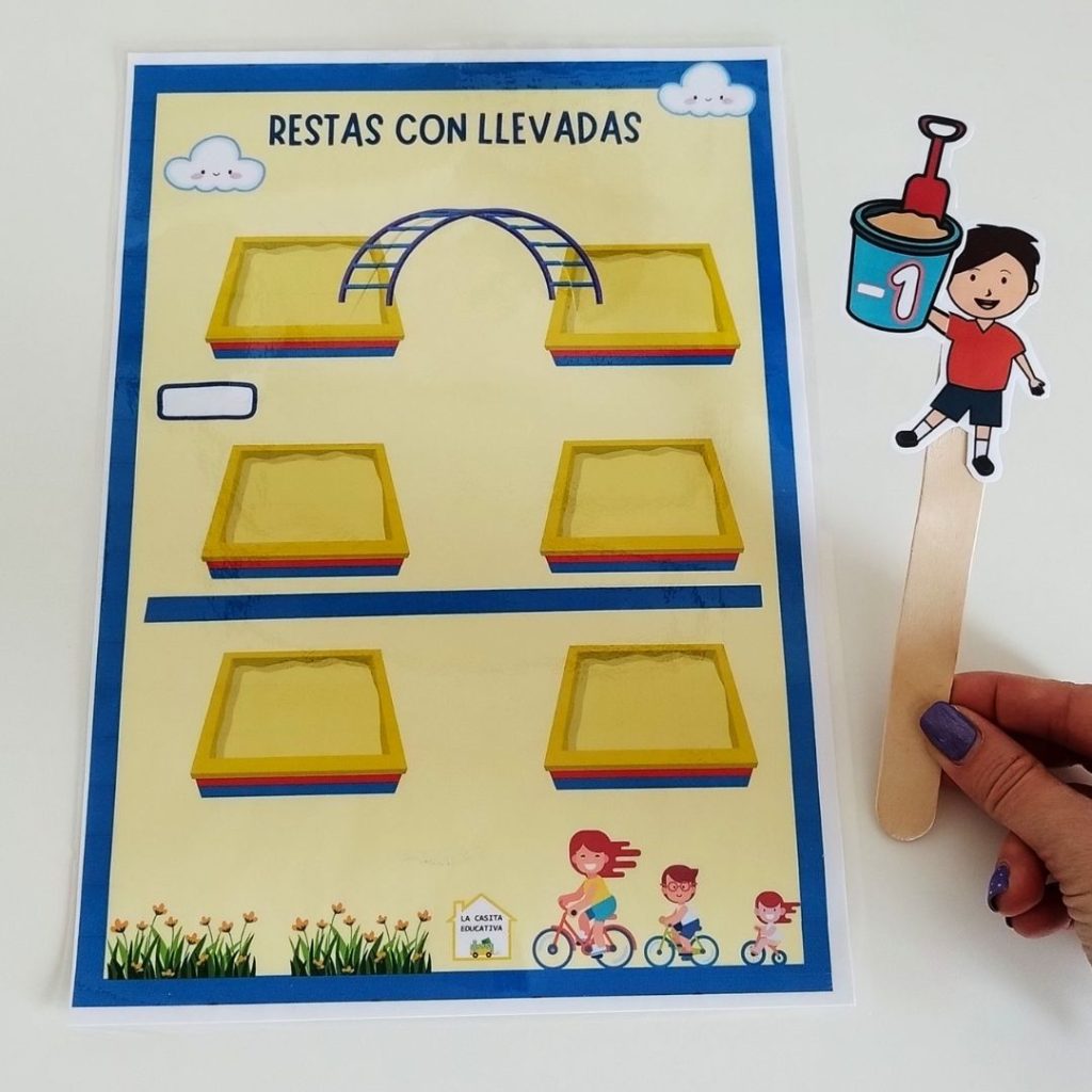 Restas con llevadas - La Casita Educativa