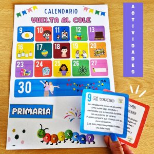 Calendario primaria vuelta al cole