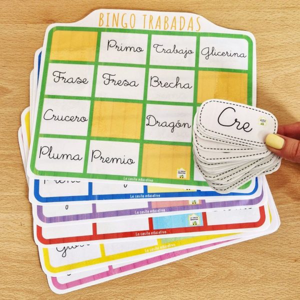 Bingo trabadas en minúsculas