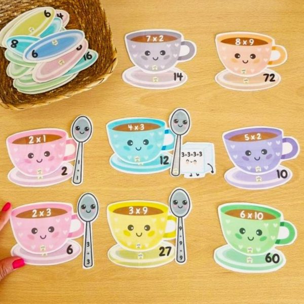 Tazas de multiplicar