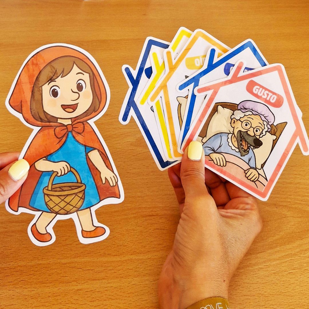 Caperucita y los 5 sentidos