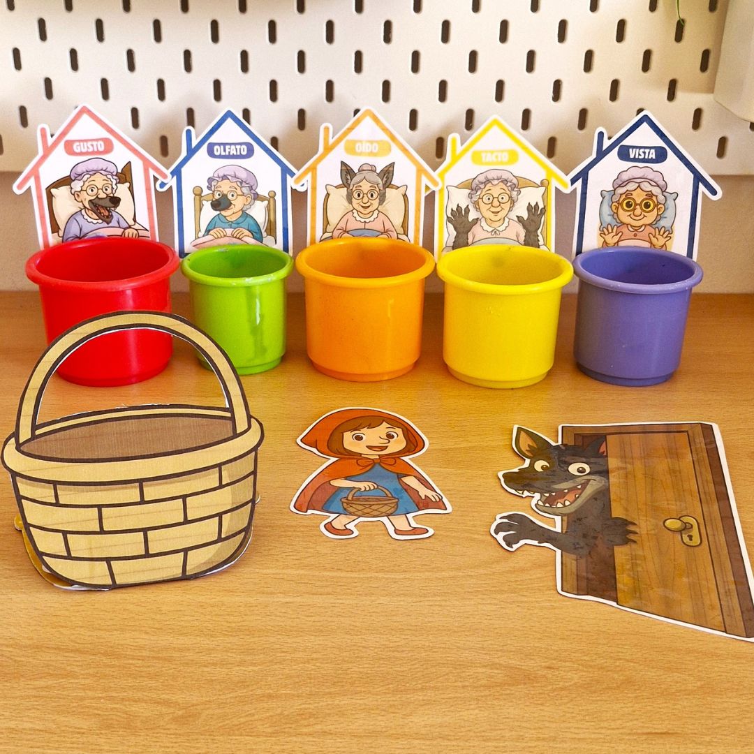 Caperucita y los 5 sentidos