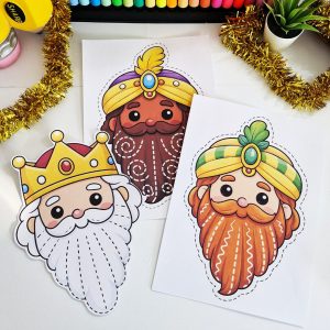 Los Reyes magos y la motricidad fina