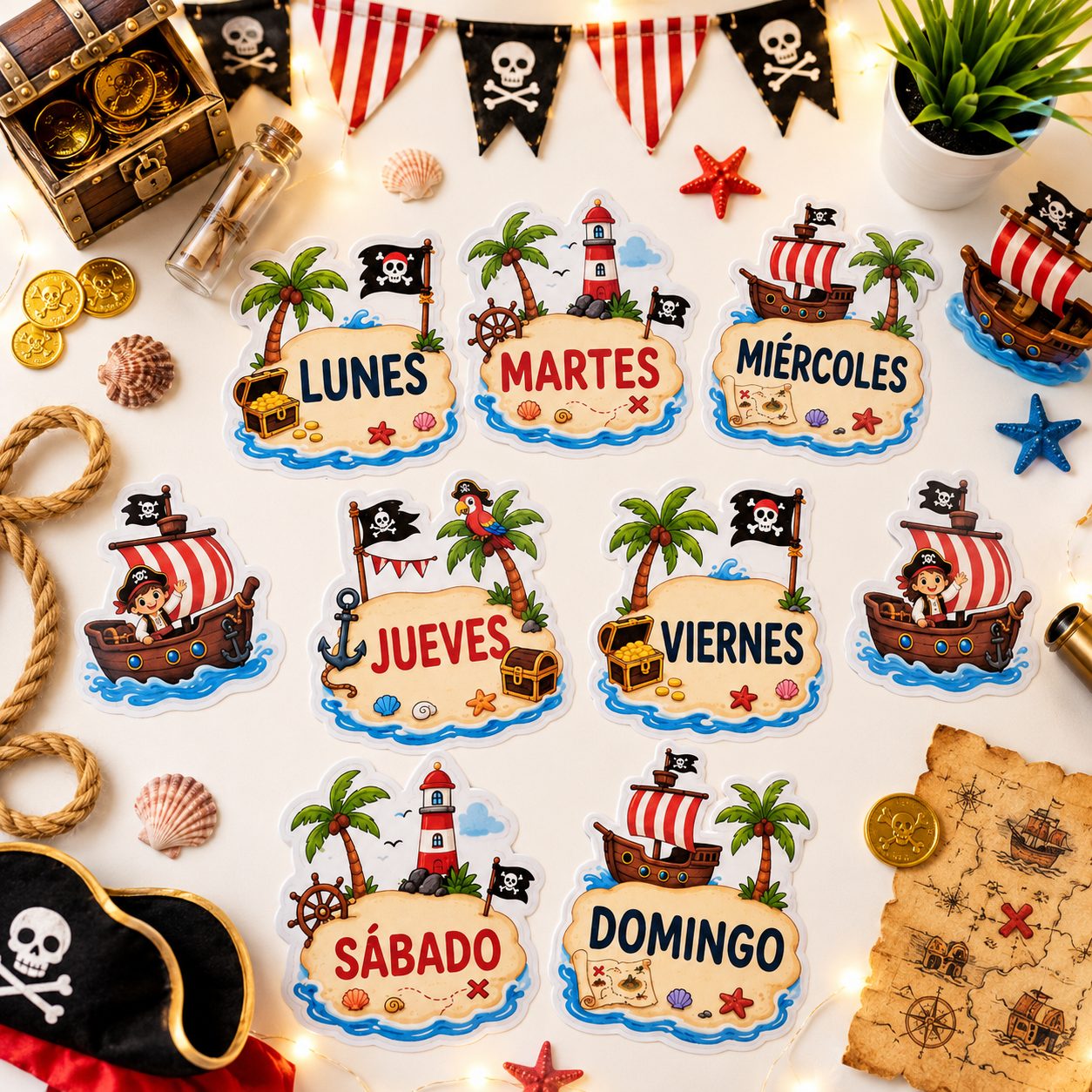 Decoración pirata para el aula - Imagen 5