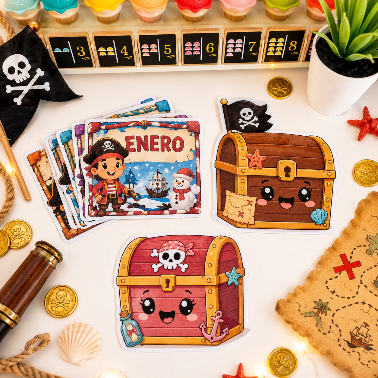 Decoración pirata para el aula - Imagen 6